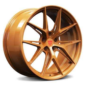 Custom Concave Rims for any vehicle-RVRN Forged Monoblock Lightweight Performance Wheels Series RV-MH051 in Bronze Color